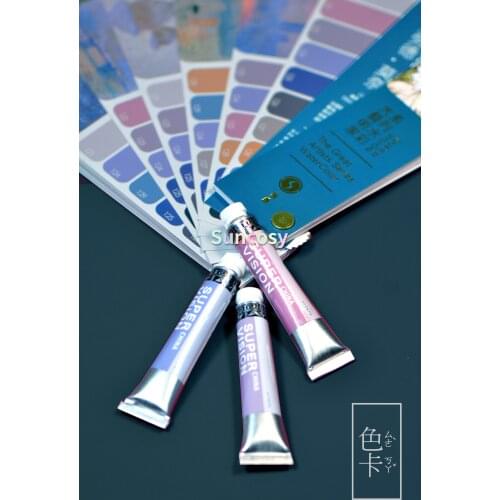 New Super Vision Big Artist Series of Opaque Watercolor Pigments, 10 Color/ Set, 8ml Tubular, Acuarelas Artists Art Supplies