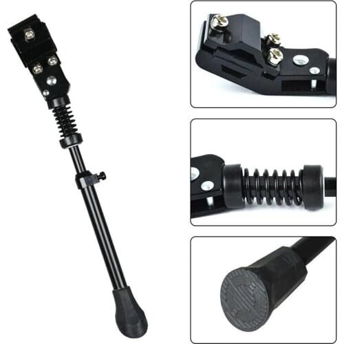 Bicycle Mountain Bike Foot Support Aluminum Alloy Adjustable MTB Aluminum Side Rear Kick Stand Electric Vehicle Bicycle Parts