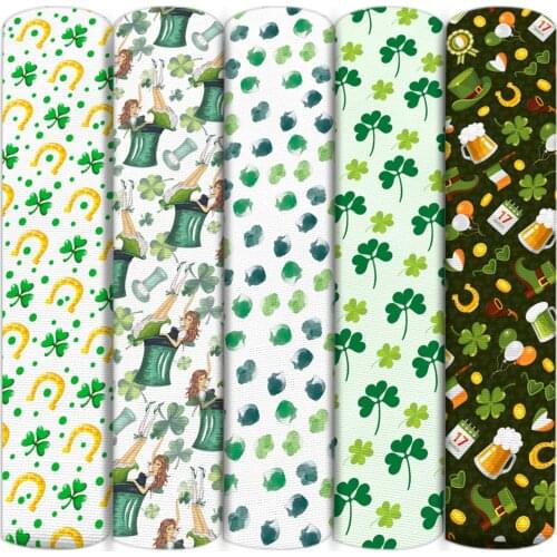 St. Patricks' Polyester Cotton Fabric for Tissue Kids Home textile Curtain Sewing Clothing,c14216