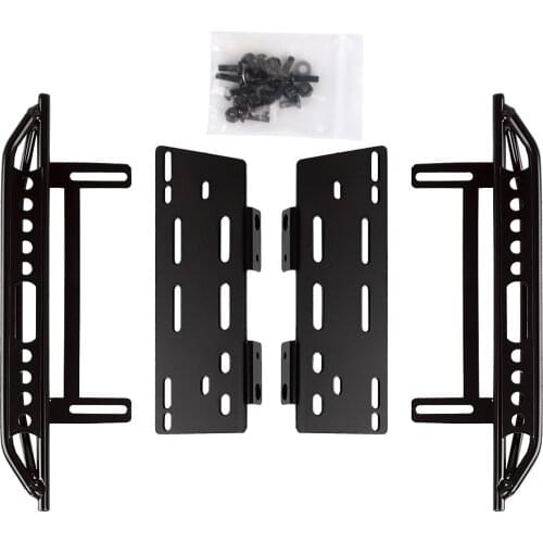 Durable And Portable RC Car Rock Sliders Metal Pedal For 1:10 RC Crawler Axial SCX10 SCX10 II 90046