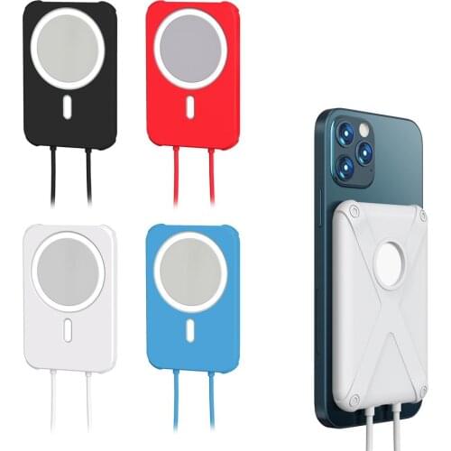 Silicone Case Anti-Scratch Skin Sleeve For IPhone 12 /12pro Battery Pack Smart Phone Charger Accessories High-quality