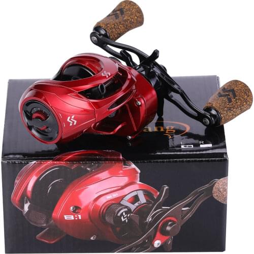 Sougayilang New 9+1BB Fishing Reel High Speed 8 :1 Gear Ratio Fishing Reel Top Quality Carp Fishing Wheels Drag Power 8kg