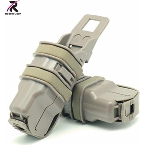 Airsoft Tactical Molle Magazine Pouch Fast Mag Pistol Magazine Pouch Black RuoskyGear BD6344 Best Quality Free Shipping