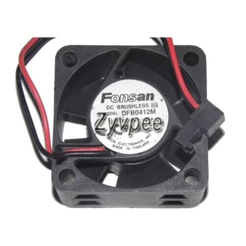 40X40X20MM DFB0412M 12V 0.08A 4CM 2Wires Cooling Fan
