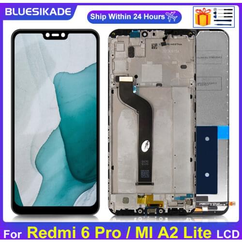 5.84" For Xiaomi Redmi 6 Pro LCD Display Touch Screen Digitizer For Xiaomi A2 Lite Display LCD M1805D1SG Replacement Parts