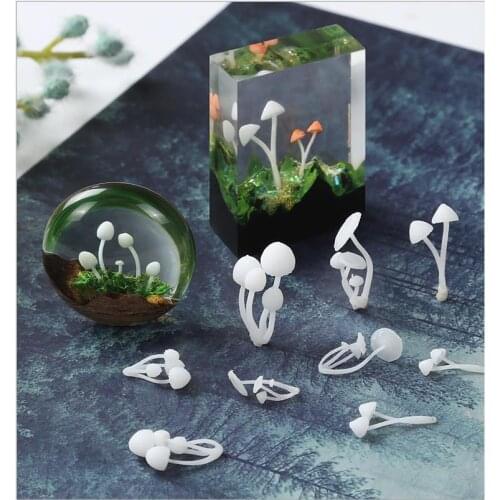 1PCS DIY Ocean Forest Epoxy Mold Filler Jellyfish Mushroom Silicone Mold Accessories Handmade Makeing Jewelry Tool