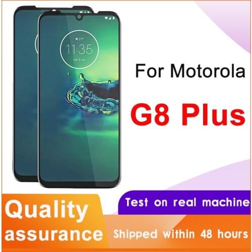 100% Tested 6.3" For Motorola Moto G8 Plus XT2019 XT2019-2 LCD Display Touch Screen Digitizer Assembly For Moto G8 Plus LCD