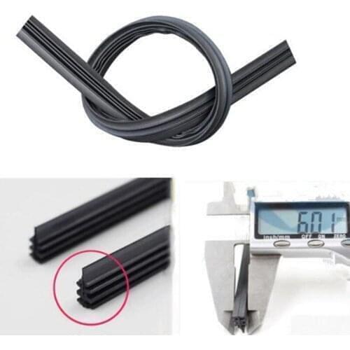 2PC Car Windshield Wiper Blade Insert Rubber Strip Refill for Saab 9-3 9-5 9000 93 900 95 aero 9 3 42250 42252 9-2x 9-4x 9-7x