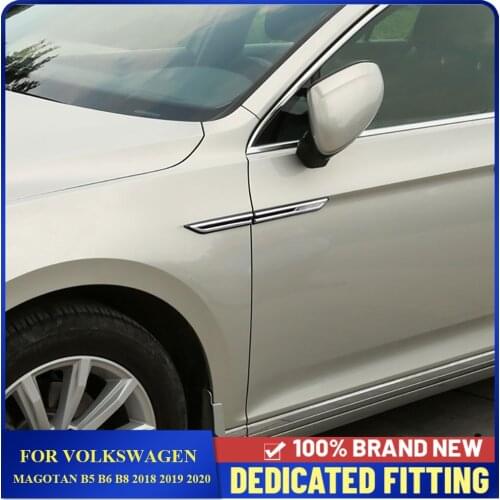 2018 2019 2020 For Volkswagen Magotan B5 B6 B8 Car Fender Side Door Emblem Trims Sticker Auto Accessories