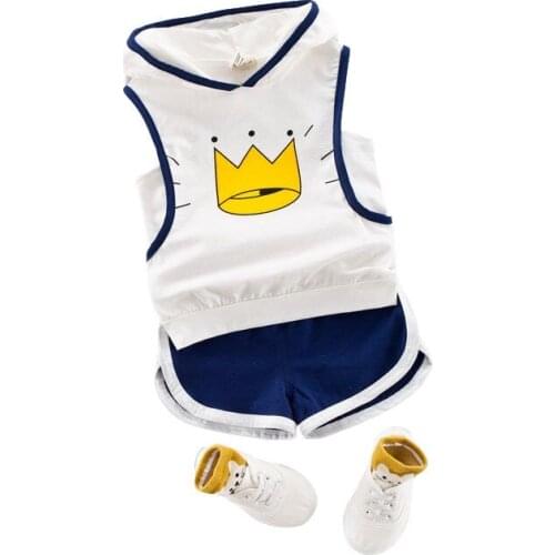 2020 Summer Children Fashion Clothing Baby Girls vest T Shirt Shorts 2Pcs/sets Kids Infant Clothes Toddler Casual Tracksuit set