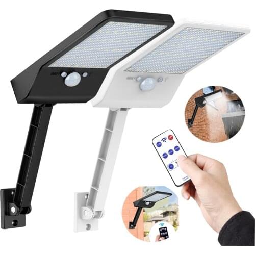 48 LED Solar Lights 3 Modes Garden IP65 Waterproof stree Wall Light Outdoor PIR Motion Sensor Lamp remote spotlight