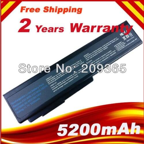 Laptop Battery A32-N61 A32-M50 A33-M50 For Asus N61J N61Ja N61jq N61jv N61 N61D M50 N61VG N61VN M50S N53JQ N53S free shipping