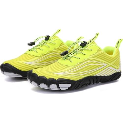 Summer New Men Five Fingers Aqua Shoes Women Water Shoes Stretch Fabric Breathable Swimming Bicycle Beach Shoes Sneakers