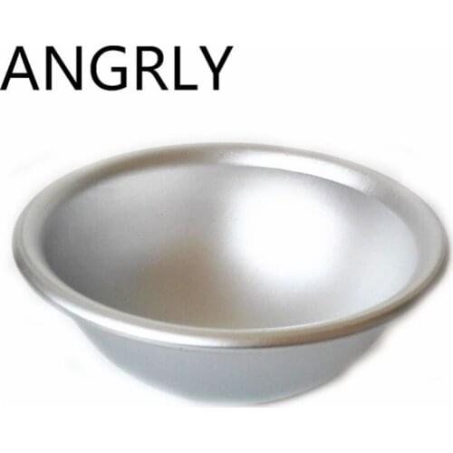 ANGRLY 2pcs Aluminium alloy Baking Mold Snow Niang Little Cake Nuomici Confectionery Round Mold Kitchen Cake Stand Tools