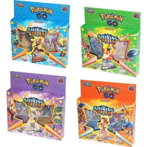 Anime 54pcs/set Cards Pokemon Iron Metal Box TAKARA TOMY Toys Battle Game Snorlax Gengar Eevee Cartoon Kids Christmas Gifts