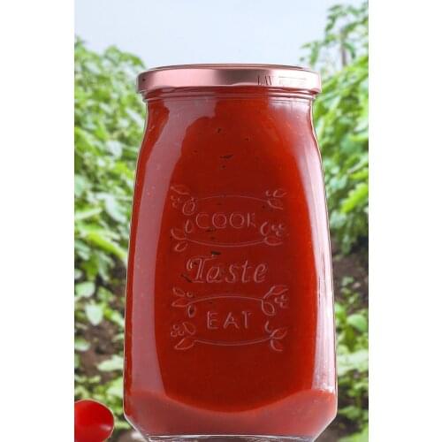 One-Piece Jar Glass ball mushroom lead-free glass jar sealed coffee storage, Tomato Paste, sauce Chips, all for spice jars Top