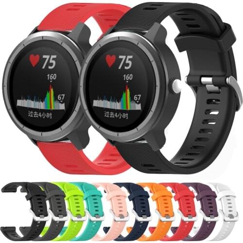For Garmin vivoactive 3 Forerunner 645 245 Music Band Replacement Watchband20mm Watch Band Silicone strap vivoactive3 Wristband