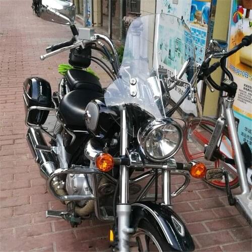 For Suzuki GZ150 GN250 PC Material Modified Motorcycle Windshield Windscreen GN125