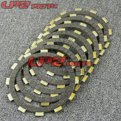 For Yamaha XT350 1985-2001 YFZ350 1990-2006 Paper Based Clutch Friction Kit Disc Plates Set Motorbike Parts Accessories