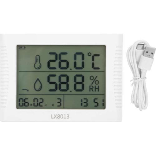 LX8013 Electronic Thermometer Hygrometer Temperature Humidity Meter for Laboratory Industry Industrial Equipment Digital Tester