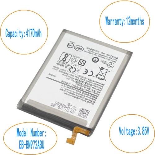 ISkyamS 10pcs/lot 4170mAh EB-BN972ABU Replacement Battery For Samsung GALAXY Note10+ Note10Plus Note10+ Plus SM-N975F SM-N975DS