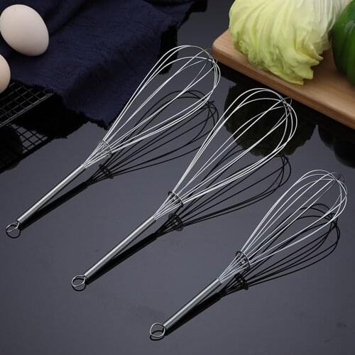 Multifunctional Manual Egg Beater Mixing Tool Mini Kitchen Egg Whisk Bake Tool Egg Agitator Metal Eco-Friendly Mixer