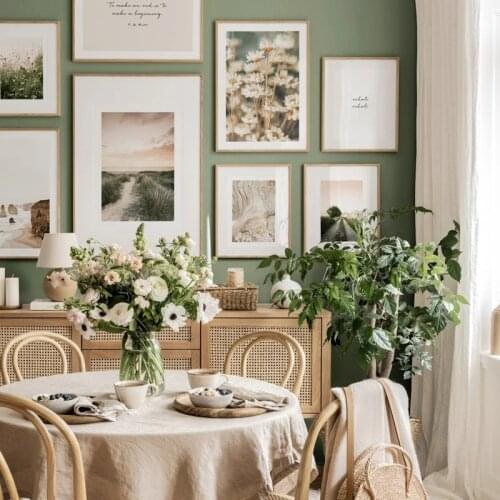 Wall Art Canvas Painting Quote Inspirational Road Trail Flowers Landscape Abstract Nordic Posters Prints Wall Picture Home Decor