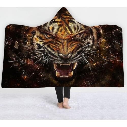 Blankets Best-selling animals pattern hats comfortable blankets autumn spring winter keep warm tiger relaxed sofa blanket