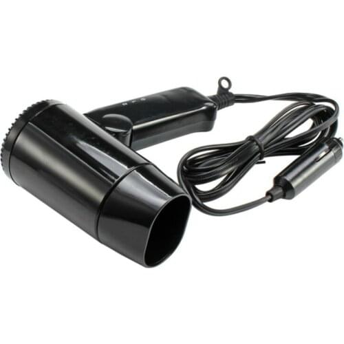 Heating DC12V 216W Portable Foldable Blower Hot Air For Travel Easy Storage Handle Defrosting Window