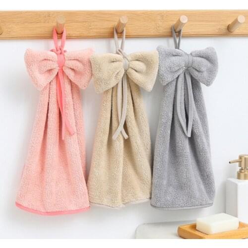 4pcs Coral Fleece Hand Towel Absorbent Bathroom Kitchen Cleaning Towel Household Hotel Beauty Salon Sauna Spa Wash Cloth T38