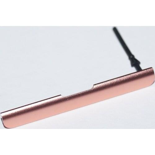 Silver/Black/Lime Gold/Rose Gold Color Micro SD Card Port Dust Plug Cover For Sony Xperia XA F3111 F3112