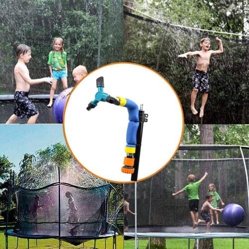 Garden Sprinkler Rotating Lawn Sprinkler Trampoline Sprinkler for Kid Outdoor Trampoline Yard Waterpark Water Sprinkler