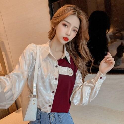 Skyenunim Womens Silk Shirts