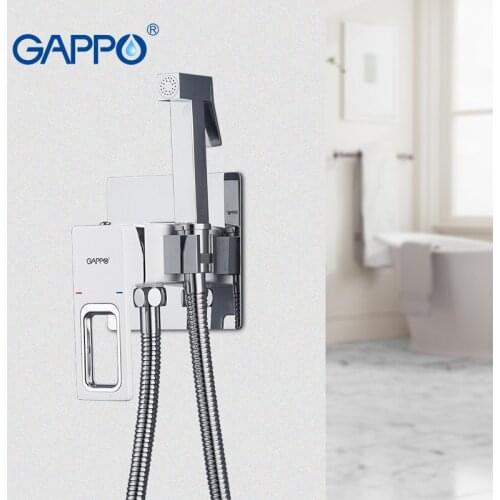 GAPPO Bidet Faucets white shower hygienic mixer toilet bidet muslim shower anal cleaning ass bidet Handheld Toilet sprayer set