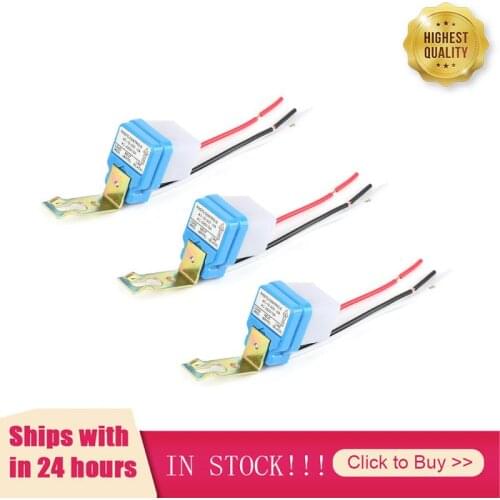 Automatic On Off Photocell Street Lamp Light Switch Controller 220V 10A Photo Control Photoswitch Sensor Switch Relay 50-60Hz