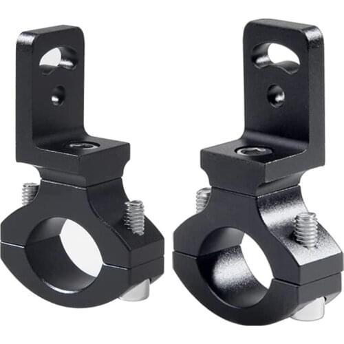 2PCS Universal Handlebar 22 25mm 7/8Inch Motorcycle Headlight Bracket Spotlight Holder Tube Clamp for Cafe Racer Chopper