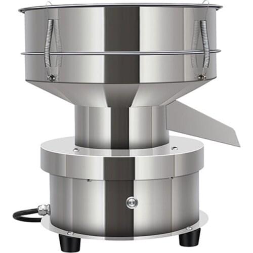 Vibrating Screen Small Stainless Steel Sieving Machine 50w Powder Sieve Chinese Medicine Flour Electric Sifting Machine TB-830