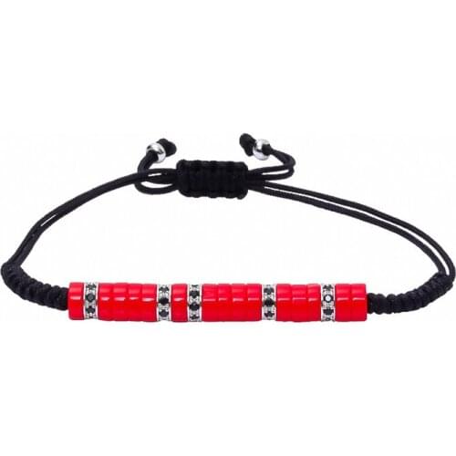 1PC Anil Arjandas Bracelet CZ Beads Bracelet Popular Men Women Bracelet Jewelry Trinket Macrame Bracelet