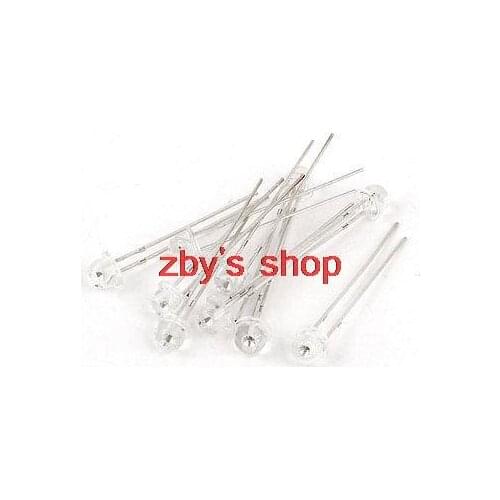 10 Pcs 5mm Straw Hat Infrared IR Light Emitting Diodes 850nm 0.1W