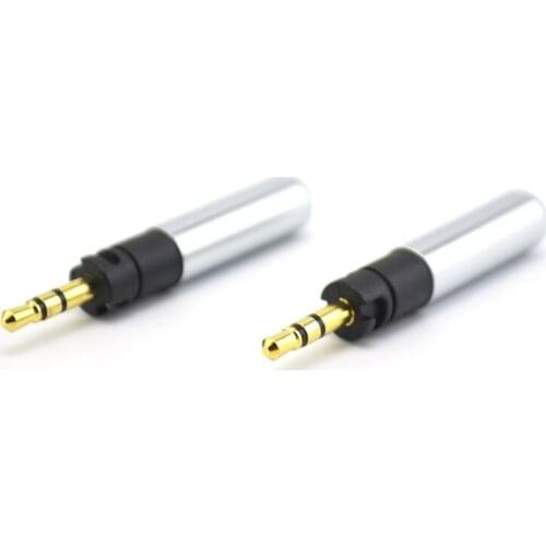 10pieces hifi audio 2.5mm plug 3Pin For HD598 HD558 HD518 Earphone Headphone plug