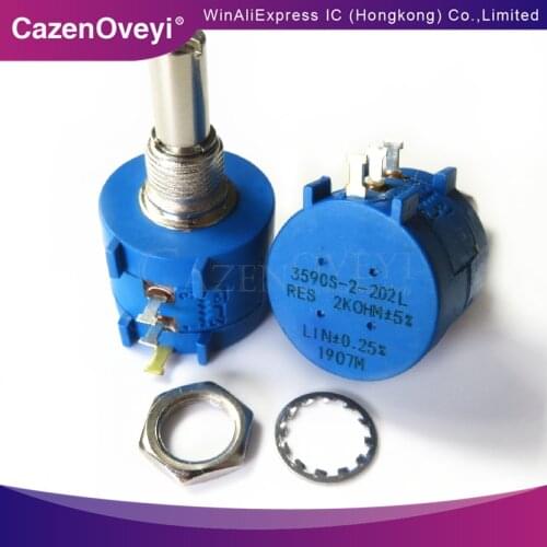 3590S 1K 2K 5K 10K 20K 50K 100K 500R 100R 200R ohm Precision Potentiometer Adjustable Resistor 3590 102 103 502 103 203 503 104