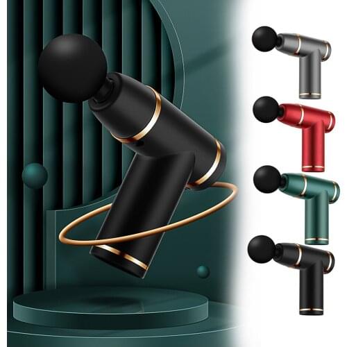 Mini Fascial Gun Portable Light 8 Level USB Charging Vibrator Electric Muscle Massager for Neck Body Foot Face Arm Head Massager