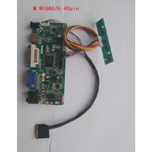 Kit for 13.3" LP133WH2(TL)(M2) 40pin 1366X768 monitor screen card LVDS LCD LED DVI audio HDMI M.NT68676 controller driver board