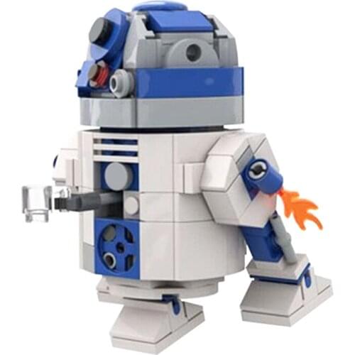 MOC Building Block C4772 Mini Robot High-Tech Vehicle Educational Bricks Technical Creative Ideal Brain Game DIY Toys for Childr