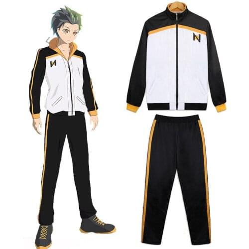 2020 Anime Subaru Natsuki Cosplay Costume Re:Life in a Different World From Zero Actors Jacket + Trousers Suit