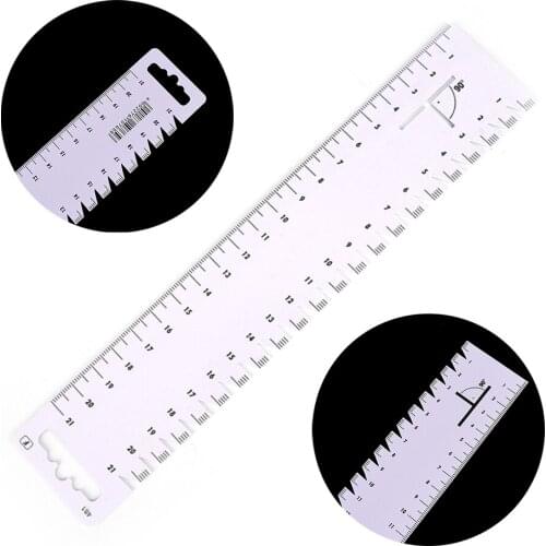 1pc Patchwork Ruler DIY Sewing Tools Accessories Ultrathin Soft 21cm Sewing Patchwork Rulers Quilting Tools Handmade