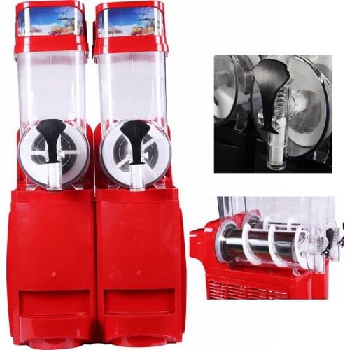 Large Capacity Snow Melting Machine Double Cylinder Quicker And More Efficient Beverage Ice Juice Smoothie Machine
