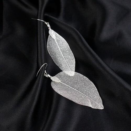 925 Silver Earrings Fashion Necklace Leaf Jewelry Set Personalized Set Minimalist Set Jewelry Gift For Girlfriend