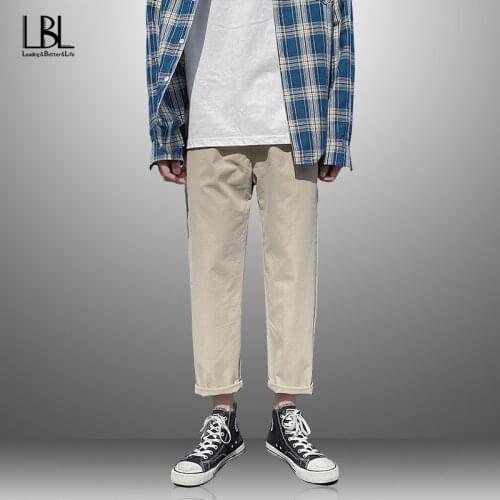 Mens Solid Wide Leg Straight Pant Loose Straight Baggy Men Casual Streetwear Skateboard Pants XS-5XL Neutral Trousers Hip Hop