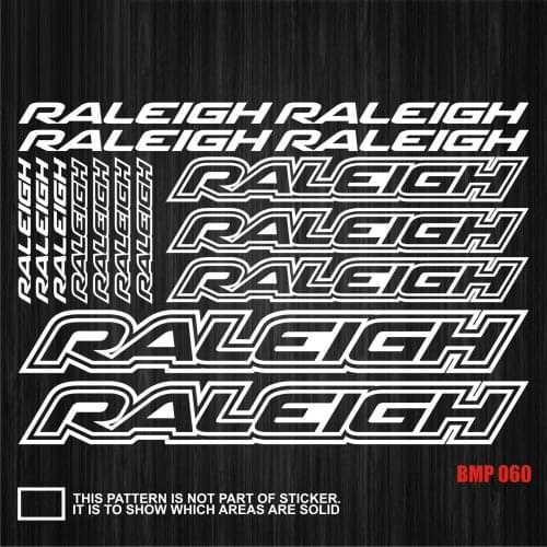 Bicycle frame stickers road bike mountain bike MTB Track bike TT bike fat bike decal reflective stickers for RALEIGH stickers